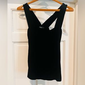 Black tank top